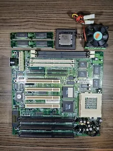 RETRO DTK PAM-0057V E0 Socket 7 ISA+PCI + Pentium 233 MMX SL Full bundle - Picture 1 of 22