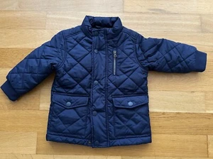 NEXT Kinder Stepp Jacke leichter Anorak dunkel blau 86 12-18 Mon. Übergangsjacke - Bild 1 von 5