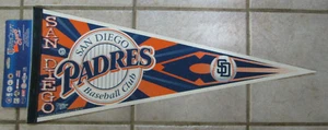 RARE NWT NEW SAN DIEGO PADRES FULL SIZE PENNANT MAN CAVE MADE BY WINCRAFT - Picture 1 of 1
