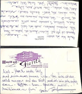 362305,Reklame Ganzsache Hotel La Fiorita Miramare Forli - Bild 1 von 1