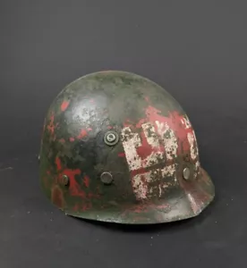 Liner Casque USM1 Firestone Ww2 GI Marquages Peint Corée A Identifier Indo - Imagen 1 de 9