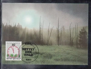 A 199 ) Schöne Maxikarte MC Deutschland 1985 - Umweltschutzaktion - Bild 1 von 1