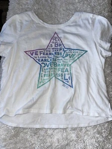 Justice Girls Sz. 14/16 Star Design Crop Tee. * Nt. Desc** - Picture 1 of 8