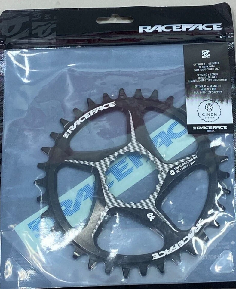 NEW Race Face Cinch Direct Mount Narrow-Wide Chainring 34t Shimano 12 Speed - Image 1 of 2