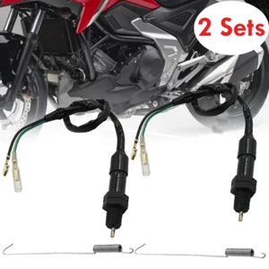2x For Honda Yamaha ATV Motorcycle Rear Brake Stop Light Switch Spring Universal - Foto 1 di 12