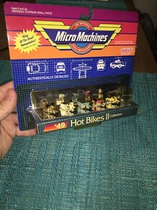 Galoob Micro Machines Hot Bikes II Collection #49 VINTAGE Moto 1989 Harley - Photo 1/11
