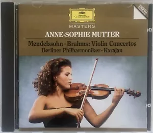 MENDELSSOHN BRAHMS VIOLIN CONCERTOS MOTHER KARAJAN CD DGG - Picture 1 of 2