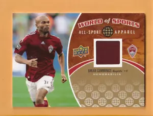 Omar Cummings 2010 Upper Deck Mondo dello Sport All-Sport Abbigliamento Memorabilia - Foto 1 di 2