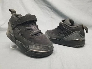 Jordan Toddlers Spizike Low (TD) Sneakers Slip On Black Size 4 NEW IN BOX - Picture 1 of 9