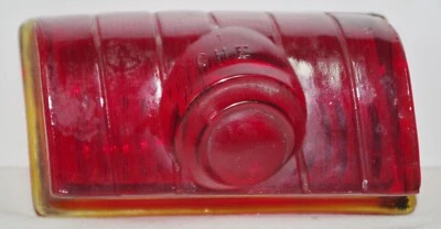 1942 Chrysler New Yorker Imperial Windsor Saratoga CHE LH Tail Light Lens - Image 1 of 4