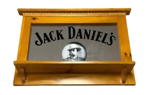 JACK DANIELS MIRROR / SHELF - COLLECTABLE DISCONTINUED - BAR HOME BAR- MAN CAVE - Picture 1 of 11