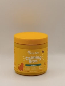 Zesty Paws Calming Bites for Cats Behavior 60 Soft Chews Pet Treats EXP 08/2025 - Picture 1 of 5