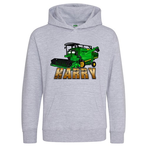 VETEMENTS Felpa con Cappuccio Personalizzata Raccoglitrice per Ragazzi Personalizzata Regalo Ragazzo Nome Natale Nascita...