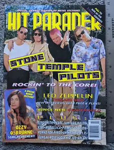VTG 1993 OCTOBER HIT PARADER MAGAZINE STP METALLICA OZZY VINCE NEIL AEROSMITH + - Picture 1 of 5
