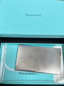 Tiffany & Co. Silber Teller Visitenkarten Etui Halter mit Box von JP gebraucht - Bild 1 von 6