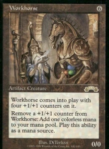MTG Workhorse - Exodus - Rare - Magic the Gathering - Picture 1 of 2