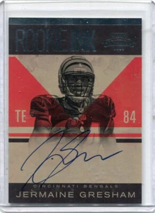 2010 Contenders Jermaine Gresham Rookie Ink RC Auto Autogramm SSP Bengals OU - Bild 1 von 2