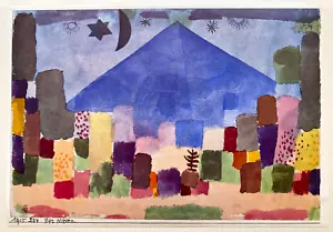 PAUL KLEE RARO DE COLECCIÓN 1955 1A EDICIÓN LITOGRAFÍA MODERNISTA ESTAMPADO ""THE NIESEN"" 1915 - Imagen 1 de 10