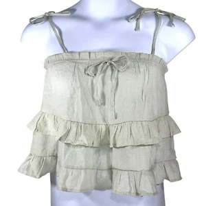 Nuevo con etiquetas Top Cami con tirantes de espagueti azul pimienta talla mediana - Imagen 1 de 6