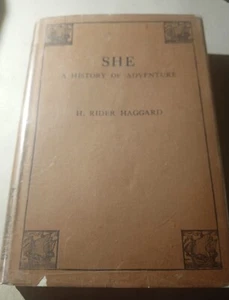 She H Rider Haggard Rare Dust Jacket UK New Impression 1925 Adventure Lost Race - Bild 1 von 11