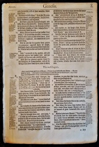 1572 Bishops Bible Leaf, 2nd Folio Edition ~WE CHOOSE~ - Picture 1 of 3