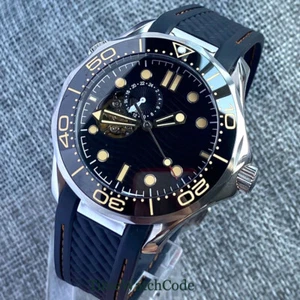 41mm Bliger NH39A Automatic Mechanical Mens Watch Skeleton Dial Sapphire Glass - Picture 1 of 16