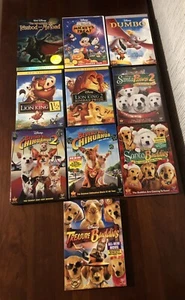 DISNEY DVD LOT 11 DVDS LION KING 1 1/2 LION KING 2 DUMBO SANTA BUDDIES MORE - Picture 1 of 2