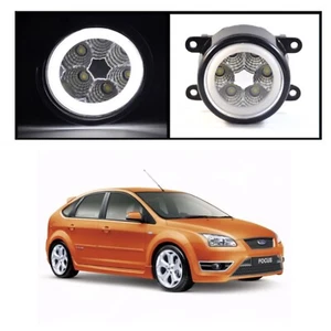 FORD FOCUS LS LT HIGH POWER HALO RING DAYTIME FULL LED FOG LIGHTS 2005-2009 - Bild 1 von 8