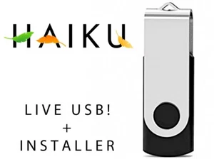 Haiku OS Live USB & Installer 8 GB BEOS Reboot Open Source Modern Unique 64bit - Picture 1 of 2