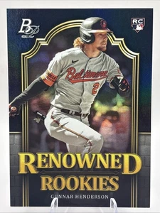 2023 Bowman Platinum - Renowned Rookies #RR-1 Gunnar Henderson (RC) - Picture 1 of 2