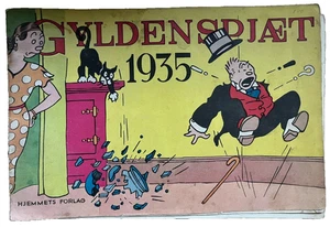 Gyldenspjæt 1935 Danish Comic Bringing up Father RARE Antique Complete VG/FN - Picture 1 of 12