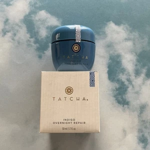 Tatcha Indigo Overnight Repair Serum / Cream Treatment 1.7oz / 50ml NEW / Sealed - Picture 1 of 7