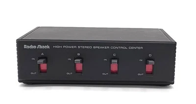 Radio Shack High Power Stereo Speaker Control Center – 4-Way Speaker Selector - Image 1 of 2