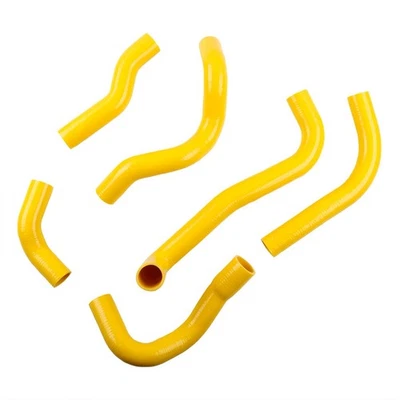 Yellow Silicone Intercooler Hose for Mitsubishi GTO 3000GT Stealth Twin Turbo - Image 1 of 4