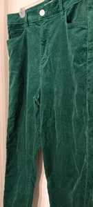 Loft Green Slim Straight Corduroy 5 Pocket Pants Womens 10 - Picture 1 of 5