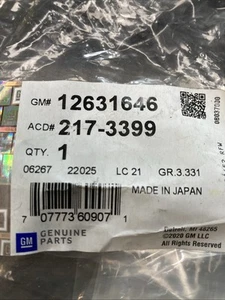 Genuine GM Fuel Injector O-Ring Kit with Seals and Spacers 12631646 - Picture 1 of 2