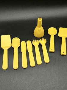 Vintage Little Tikes Kitchen Utensils Vase Mixed Lot Read - Picture 1 of 24