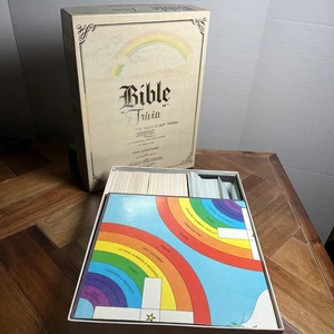 Bible trivia board game 5400 questions Ages 8+ Christian Church 1984 Cadaco - Picture 1 of 8