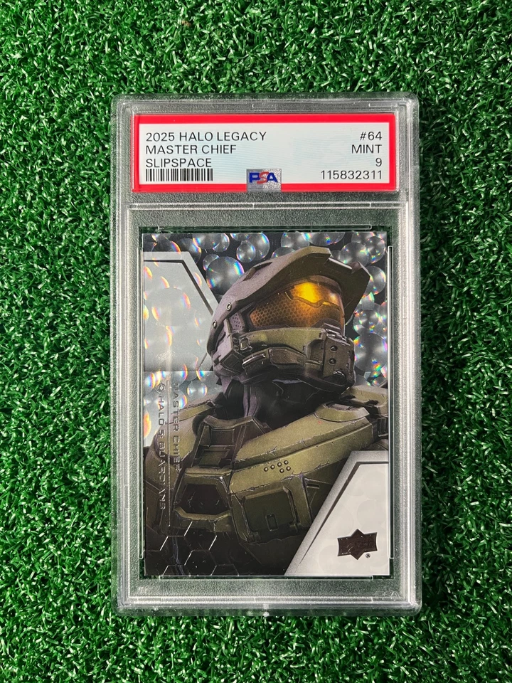 2025 Upper Deck Halo Legacy Master Chief SlipSpace #64 PSA 9 - Image 1 of 2