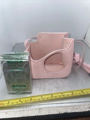 Funda rosa para cámaras Fujifilm, incluyendo dos películas instax, Insta Max, Film Exp Foto 1 de 4