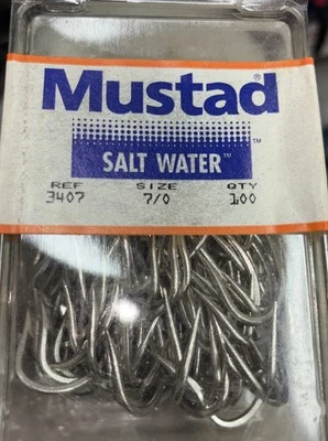 Mustad 3407 O'Shaughnessy Salt Water Hook - Image 1 of 2