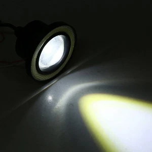 3in Universal 2pcs 10W LED COB Angel Eyes Daytime Running Light Car Vehicle - Picture 1 of 18