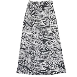 Maxi falda para mujer New York Co XS (cintura 28 pulgadas) negra blanca mezcla de polietileno - Imagen 1 de 6