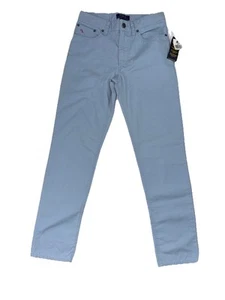 Polo Ralph Lauren Girls Light Blue Cotton 5 Pocket Pants Lightweight Size 12 NWT - Picture 1 of 8