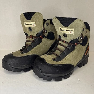 Scarpa 67040 Biege Gamuza Senderismo Senderismo Aire Libre Zapatos Botas Mujer Talla 8.5/39 Foto 1 de 4