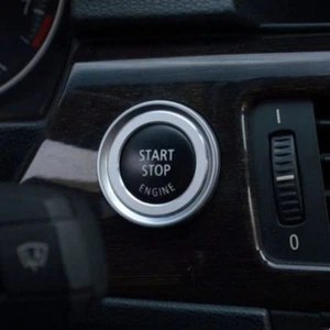 Interieur Schlüssel Start Knopf Ring Dekoration Trim Für BMW 3er E90 E92 2005-12 - Bild 1 von 5