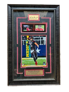 Patrick Mahomes Texas Tech Red Raiders 16"x25" Custom Framed Laser Etched Auto - Picture 1 of 1