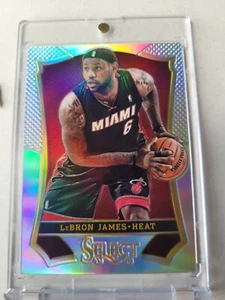 2013/14 Select B/ball Silver Prizm Card 24 LeBron James - Picture 1 of 2
