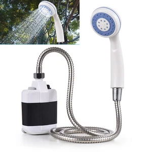 Portable Camping Shower Pump 2200mAh USB Rechargeable Camp Shower Pump U0L3 Q7M4 - Picture 1 of 10