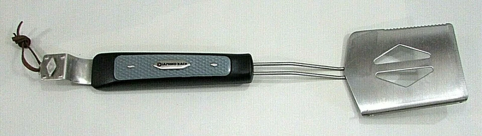 Vintage 1990's Diamondback Brand Barbecue Grill Stainless Steel Spatula Flipper Foto 1 de 4